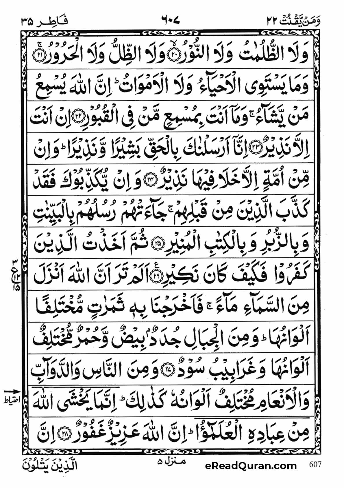 Quran Para 22 - Page 21
